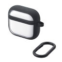 エレコム AirPods (第4世代)用 TOUGH SLIM LITE ケース フレームカラー ブラック AVA-AP06TSLFCBK