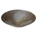 京焼・清水焼 灰緑丸 8寸鉢(竹ス付) 8寸鉢(約φ235×70mm)・竹ス×各1 日本製 22506304(3)