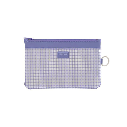 【5枚セット】 LIHIT LAB. ハーフウェイ メッシュ B6サイズのクリアケース コピー用紙約150枚程度を収..