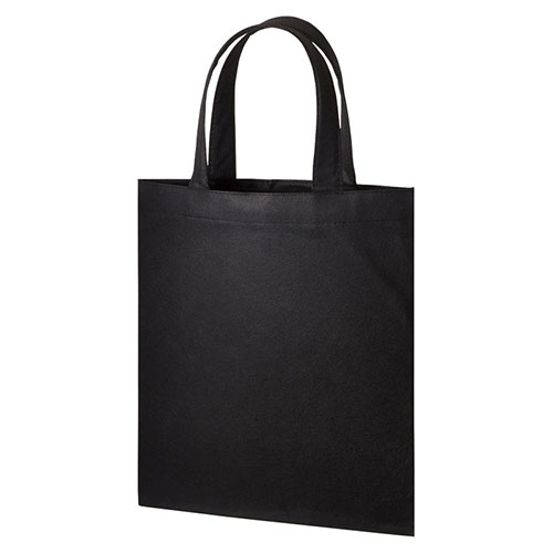 再生不織布A4フラットトート パンフレットやカタログが入る・エコマーク認証付き ナイトブラック 22549..