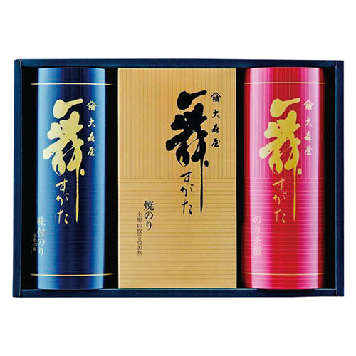 大森屋 舞すがた海苔・お茶漬詰合せ (エコパッケージ) 味のり(8切5枚14袋)・焼のり(2切20枚)・のり茶漬(5.4g×8袋)×各1 22533302 ギフト お歳暮 お中元 お祝い 見舞い | 関連単語 寒中見舞い 余寒見舞い 挨拶 熨斗 お礼 のし 祝い お年賀 御歳暮 御中元 初節句