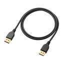 サンワサプライ DisplayPortver2.1ケーブル1m DP40 ブラック KC-DP4010 PC パソコン スマホ タブレット | 関連単語 ハブ キーボード テンキー 機器 ネット スマートフォン 携帯電話 アクセサリー iPhone パーツ iPad 周辺機器 メモリ Android ドライブ USB(2)