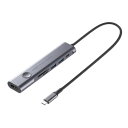 サンワサプライ USB Type-C ドッキングハブ HDMI+カードリーダーポート搭載 USB-5TCHCP17GM PC パソコン スマホ タブレット | 関連単語 スマートフォン 携帯電話 アクセサリー iPhone パーツ iPad 周辺機器 メモリ Android ドライブ USB ストレージ(2)