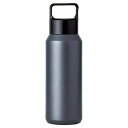 DECO+ 真空ステンレス炭酸ボトル 600ml 炭酸飲料を冷たいまま持ち運べる ブラック 22543812(3)
