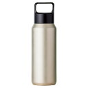DECO+ 真空ステンレス炭酸ボトル 600ml 炭酸飲料を冷たいまま持ち運べる シャンパンゴールド 22543814 アウトドア キャンプ レジャー 災害 防...