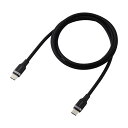 エレコム USB2.0ケーブル(USB Type-C - USB Type-C/100W対応/なめらか) 1m ブラック MPA-CC5PSSA10BK PC パソコン スマホ タブレット | 関連単語 ケーブル メディア プレーヤー sd カード クーラー cpu ハブ キーボード テンキー 機器 ネット スマートフォン(2)