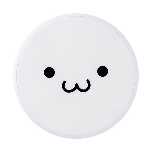エレコム コンパクトQi規格(EPP)対応ワイヤレス充電器(12W・卓上) しろちゃん(ホワイト×ブラック) W-QA28WF