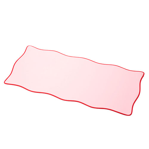 人気 冬 お歳暮 ギフト クリスマス プレゼント エレコム ウェーブ×バイカラーデスクマット UKIU ピンク MP-UKDM01PN