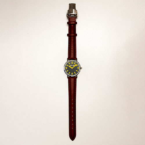 GRUS グルス 腕時計 ロービジョンウォッチ 見やすい文字盤 Dバックル 黒ダイヤル×黄インデックス GRS007-02 時計 時短 時間 | 関連単語 置メンズ レディース おしゃれ アイディア ベルト 壁掛け 電波 アイデア商品 便利 グッズ 男 女 ケース バンド デジタル