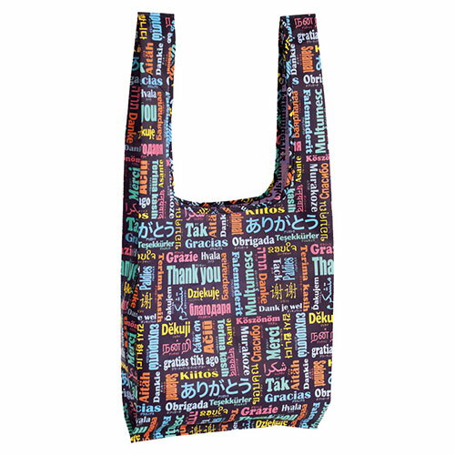【5枚セット】 世界のエコバッグ ありがとう 約100×330×330mm 22554709X5 【5枚セット】 世界のエコバッグ ありがとう 約100×330×330mm 22554709X5