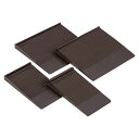 【4枚入×5セット】 たおれ防止補助プレート 大(約90×100×10mm)・小(約90×50×10mm) 日本製 22554806X5(3)
