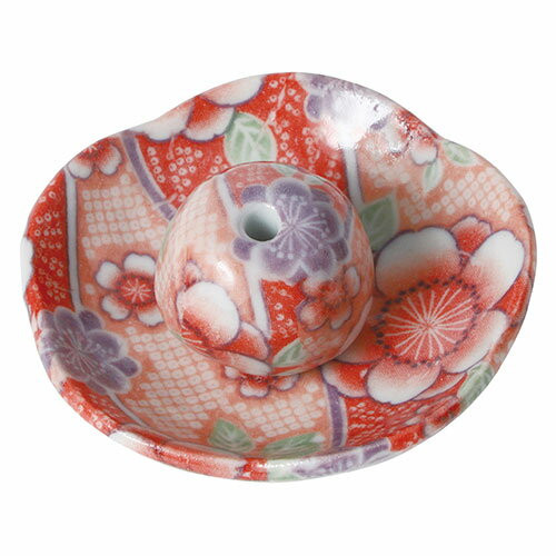 【5個セット】 ヤマコー てまひま工房 香立て 灰がまわりに落ちにくいお香立て 友禅 yamaco78694X5