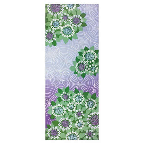 【5枚セット】 ヤマコー てまひま工房 四季彩布 てぬぐい 紫陽花 yamaco87551X5