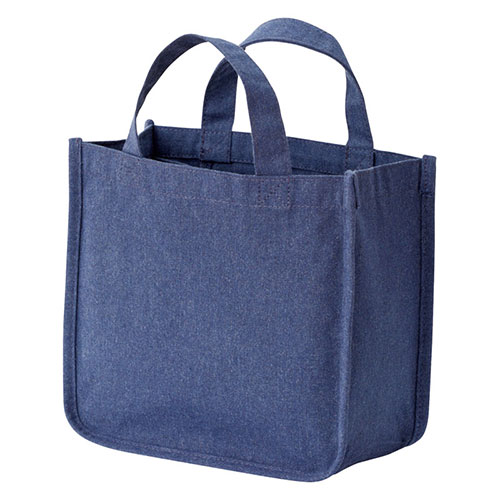 【5枚セット】 仕切りが動くキャンバストート 布の端切れを再利用した再生素材100%のコットンバッグ ネイビー 22549812X5 鞄 かばん | 関連単語 2way 黒 旅行 マザーズバッグ 斜めがけ かわいい 高校生 ハンドバッグ ブランド 韓国 A4収納 小さめ 自立 出張