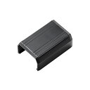 【10個セット】 サンワサプライ CA-KK22BK用ケーブルカバー 幅22mm 直線 ブラック CA-KK22BKJX10