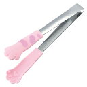 【5本セット】 田辺金具 ちびにゃんこトング 桃たま(ピンク) TK-2556X5