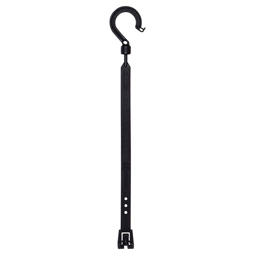 【5個セット】 日動工業 万能フッカー300mm 丸フック付 なんでも束ねてどこでも吊るせる ブラック BH-300SH-BKX5 家具 収納 照明 | 関連単...