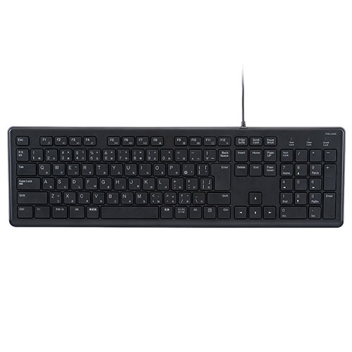 MCO “超静音”有線静音フルキーボード 日本語109キー ブラック FKB-U250BK PC パソコン スマホ タブレット | 関連単語 スマートフォン 携帯電話 アクセサリー iPhone パーツ iPad 周辺機器 メモリ Android ドライブ USB ストレージ フラッシュメモリー コンパクト