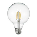 YAZAWA フィラメントLED 40W G95 ボール形 E26 CL LDG5LG95C(3)