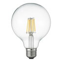YAZAWA フィラメントLED 60W G95 ボール形 E26 CL LDG6LG95C(3)