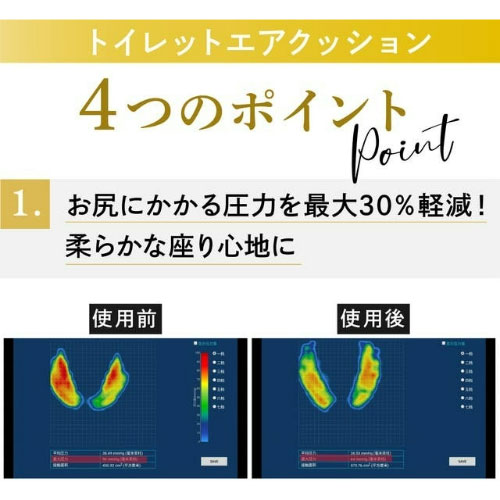 KALOS BEAUTY トイレットエアクッション お尻の負担を最大30%軽減 快適な座り心地 ブラック J-TT-909 家具 収納 照明 | 関連単語 アイディア商品 デスク ゴミ箱 インテリア 地球儀 マット カーペット ラグ 写真 おしゃれ アイディア 便利 クリスマス 玄関 コード