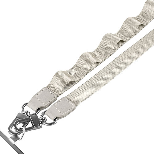 創造生活館のLEPLUS NEXT スマートフォン(汎用) ショルダーストラップ SHOULTY MULTI STRAP 推し活ストラップタイプ ホワイト LN-SS13WH PC パソコン スマホ タブレット | 関連単語 フラッシュ LAN 無線 有線 ケーブル メディア プレーヤー sd カード クーラー cpu ハブ｜アングル2