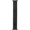 LEPLUS NEXT Apple Watch 42(Series 1,2,3)/44/45/46/49mm バンド CORVIN レザー風マグネットバンド ブラック LN-AW49B21BK(2)