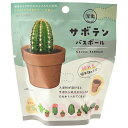 【1ケース(24個入)】 ノルコーポレーション バスボール 発泡タイプの入浴剤 写実シリーズ サボテン OBSAB0101X24(3)