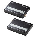 サンワサプライ 光ファイバHDMIエクステンダー 4K対応・300m延長 ブラック VGA-EXHDFB(2)