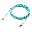 サンワサプライ 補強メガネ型光ファイバケーブル マルチOM3・LC×2-LC×2・5m HKB-HOM3LCLC-05