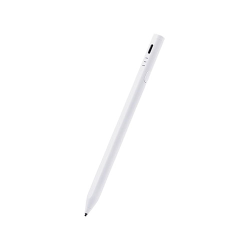 エレコム 充電式ハイブリッドタッチペン ホワイト P-TPACSTHY01WH