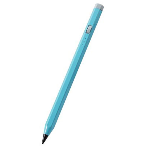 エレコム iPad用 タッチペン スタイラスペン 充電式 スリム 六角鉛筆型 ブルー P-TPACAPEN01BU エレコム iPad用 タッチペン スタイラスペン 充電式 スリム 六角鉛筆型 ブルー P-TPACAPEN01BU