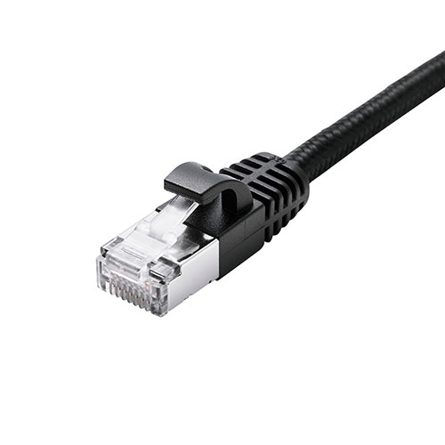 エレコム Cat7 LANケーブル(高耐久) 高速光通信に最適な10ギガビットイーサネット(10GBASE-T) 5m ブラック LD-TWSM/BK50