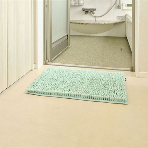 山崎産業 SUSU抗菌ストロングW バスマットEC グリーン 40×60cm MMT05615