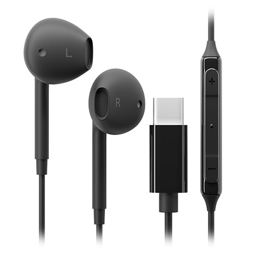 PGA USB Type-C ステレオイヤホン ブラック PG-SEIE2BK1 PC パソコン スマホ タブレット | 関連単語 モ..