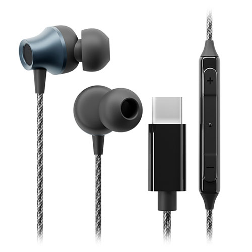 PGA USB Type-C ステレオイヤホン タフケーブル/カナルタイプ ブラック PG-SETC2BK3 PC パソコン スマホ タブレット | 関連単語 iPhone パーツ iPad 周辺機器 メモリ Android ドライブ USB ストレージ フラッシュメモリー コンパクト モニター アーム 液晶 保護