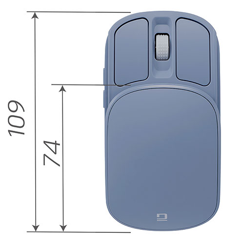 BUFFALO バッファロー Bluetooth5.0 3ボタンマウス ブラック BSMRB01BKZ