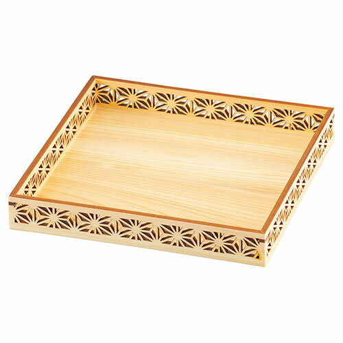 ヤマコー 用美 業務用 ひのき細密膳 麻の葉 yamaco28015 食器 | 関連単語 北欧 小鉢 プレート セット ..