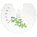ヤマコー 用美 業務用 雲竜和紙花えぼし 青もみじ (100枚入) yamaco64537 食器 | 関連単語 ギフト パーティー 丸皿 来客用 茶碗 軽量 セ...