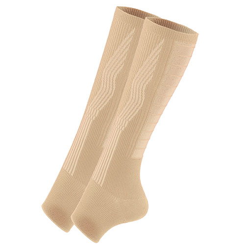 サンスマイル 歩きの達人 あし軽サポーター2枚組 モカベージュ Lサイズ グッと持ち上がる グングン歩けて疲れにくい SNSM-69757