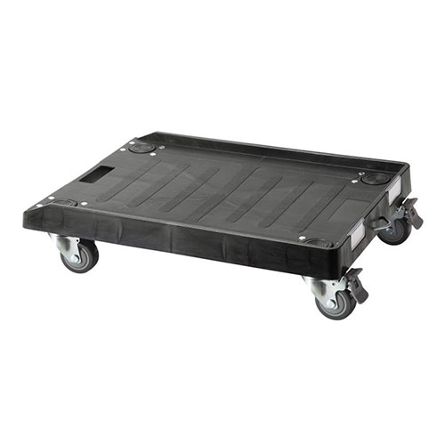 サンワサプライ 樹脂製ドーリー 75リットルオリコン仕様 ブラック CART-FA1175BK 台車 カート カゴ キ..