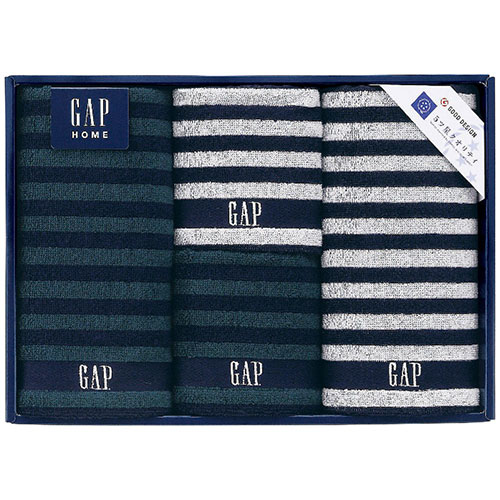 GAP HOME フェイス・ウォッシュタオルセット【34×75cmフェイスタオル2枚・34×35cmウォッシュタオル2枚..