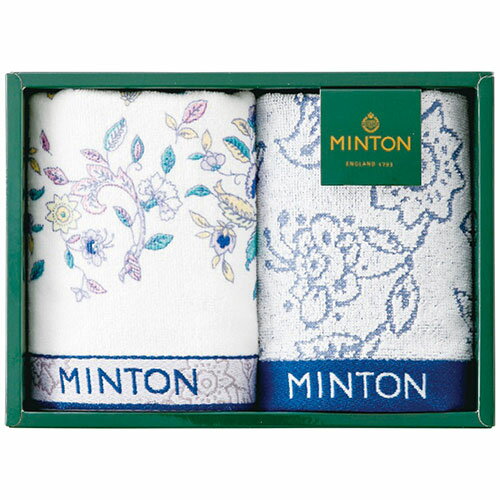 ミントン ウォッシュタオル2枚セット【34×35cmウォッシュタオル2枚】 2704-018 ティッシュ トイレット..