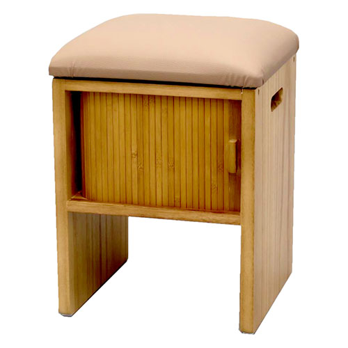 オスマック ジャバラ扉のスツールボックス ブラウン KTXCR-282837BR ソファ チェア ボード テーブル 棚..