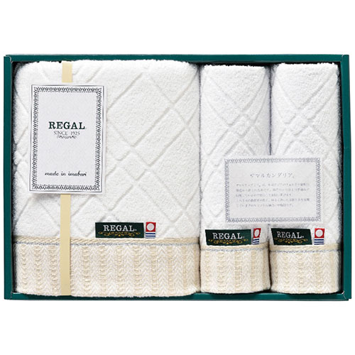 本多タオル リーガル プレミアム バス・ウォッシュタオルセット【約60×120cmバスタオル1枚・約34×36cm..
