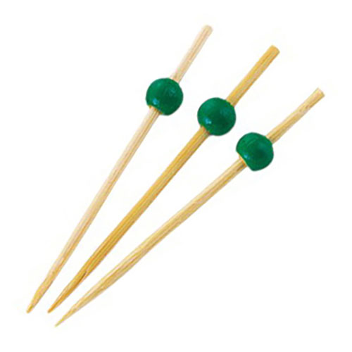 【20本入×10セット】 ヤマコー 用美 業務用 チェリー串 緑 yamaco21555X10 食器 | 関連単語 耐熱 セット 洋食器 木製 茶碗 大皿 食洗...