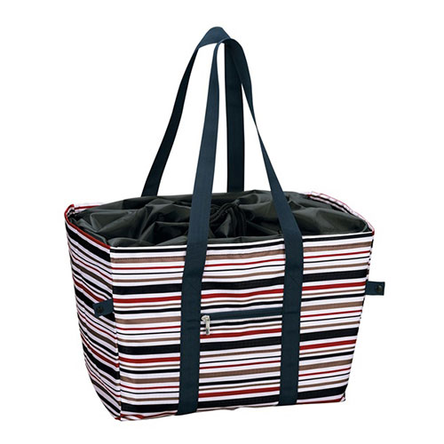 【5枚セット】 たくさん入る肩かけできる保冷買い物かごバッグボーダー アルミ蒸着加工で保冷効果 持ち..