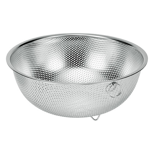 【5個セット】 シェフズボウル ST足付パンチングボウル(リング付) 27cm 扱いが楽で傷つきにくい丈夫な..