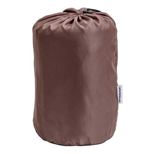 ガマカ工業 MOTTETE PLUS もってて良かった 寝袋になる毛布 普段使いできる防災用品 ブラウン GMK-73-0087-BR 女性 防災 | 生理用品...