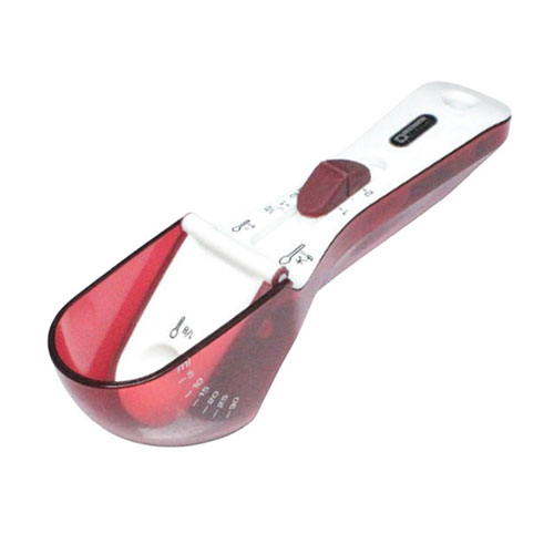 ダラピアッツア ニュースクープ NUSCUPミニ 計量スプーン革命 クリスタルレッド DLPKTS200PCSRD 調理 ..